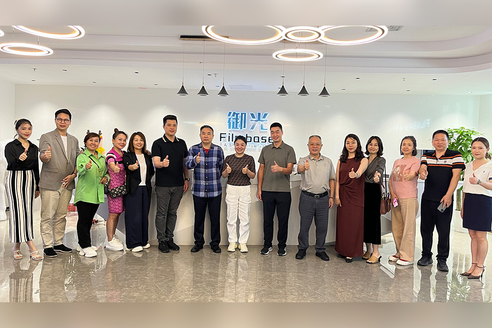 A delegation from the Hong Kong Hunan Association visited FILMBASE for research and exchange