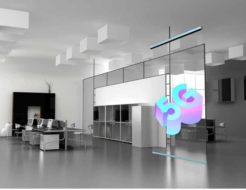 透视柔性升降屏