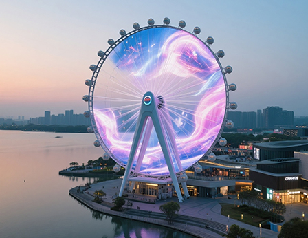 Phantom Wheel Curtain - Giant Wheel Screen