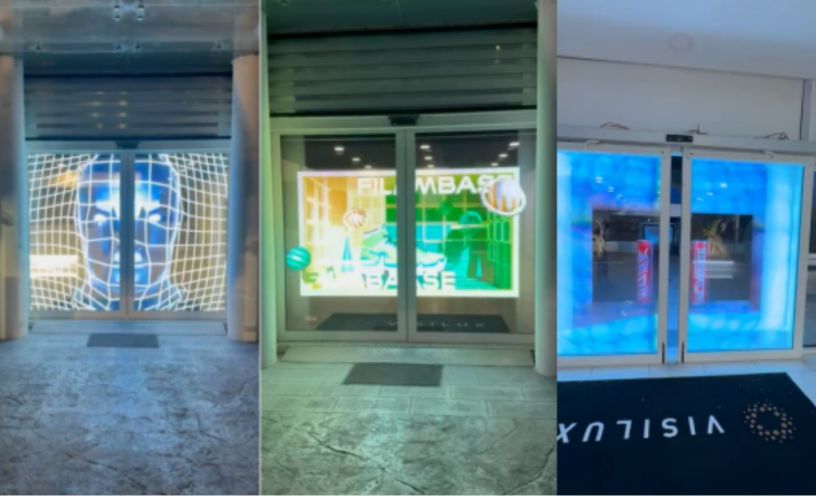 Mobile Glass Doors for Italian Office